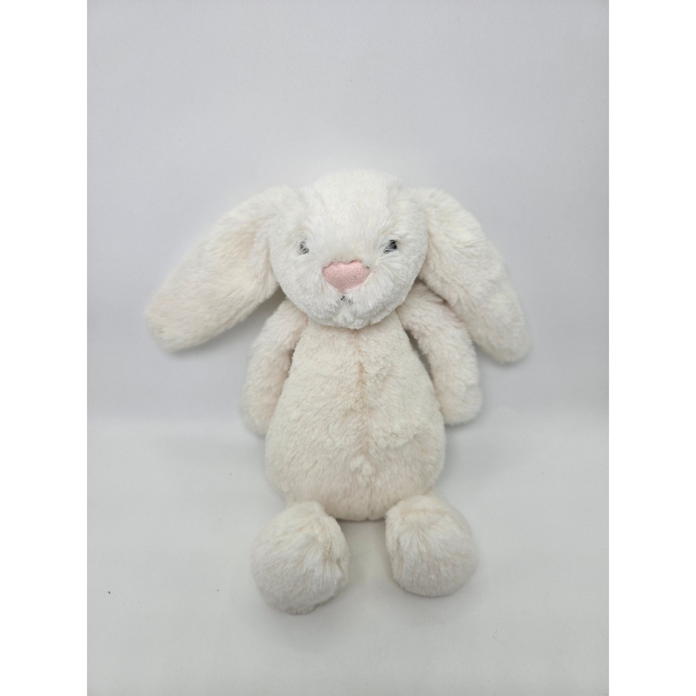 Jellycat Bashful Cream Bunny Plush 4" Small‎ Stuffed Animal Rabbit London Toy